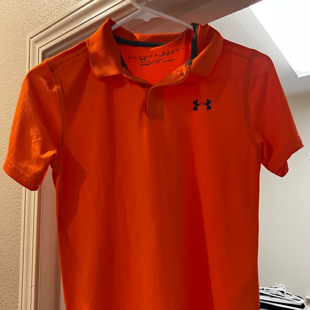 Boys dri fit polo